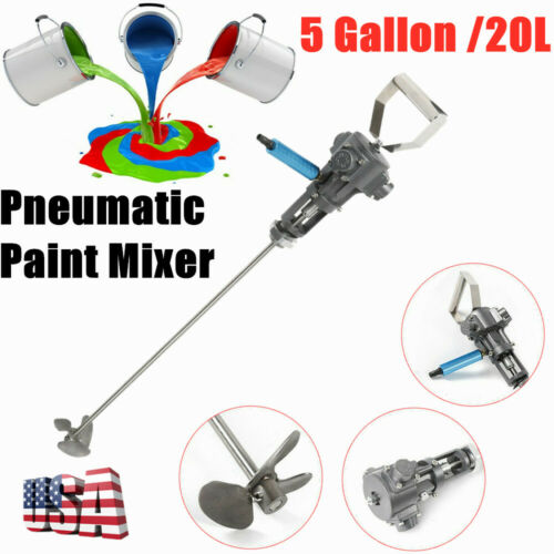 Online Sale: Handheld Industrial 5 Gallon/20L Pneumatic Paint Mixer Ink Coating Stirrer