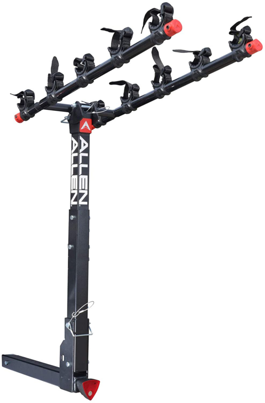 Online Sale: Hitch Mount 5 Bike Rack Black 2" Receiver Car Truck RV Steel Construction w/Lock