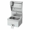 Online Sale: Krowne 16" Wide Hand Sink with Knee Valve and Soap & Towel Dispenser, HS-16