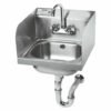 Buy Best Krowne 16" Wide Hand Sink with Side Splashes and P-Trap with Overflow, HS-5