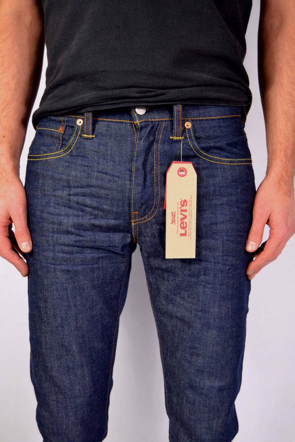 Online Sale: Levi's Jeans 512 Broken Raw Deep Dark Blue Slim Tapered Fit New W33 - L30 L34