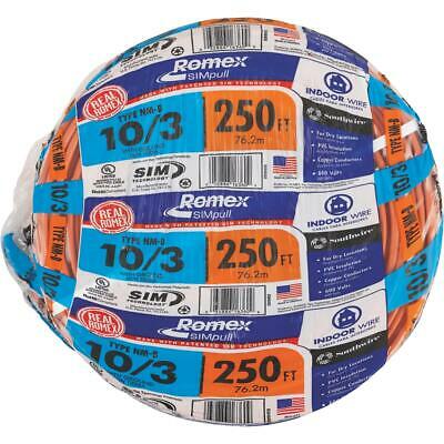Online Sale: Romex 250 Ft. 10-3 Solid Orange NMW/G Wire 63948455  - 1 Each