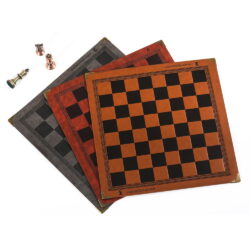 Online Sale: Chess Board Unique Design Of Embossed Pattern Leather Chess Board Board General Universal Chess Board Portable Checkerboard