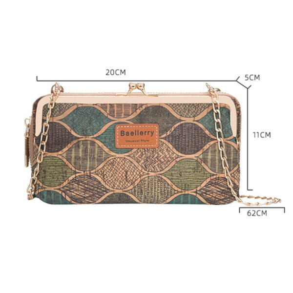 Online Sale: Baellerry Women's Wallet New Lady Phone Bag Zipper Handbag Purse Long Wristlet Wallets Clutch Messenger Wood Shoulder Straps Bag