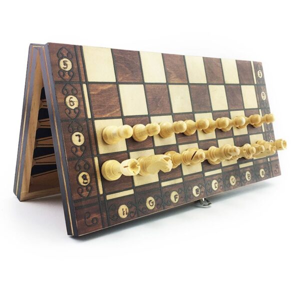 Online Sale: New 2021 Super Magnetic Wooden Chess Backgammon Checkers 3 in 1 Chess Game Ancient Chess Travel Chess Set Wooden Chess Piece Chessboard