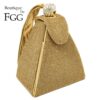 Boutique De FGG Dazzling Fashion Pyramid Crystal Clutch Evening Bags For Women 2020 Designer Evening Wedding Wristlets Handbags