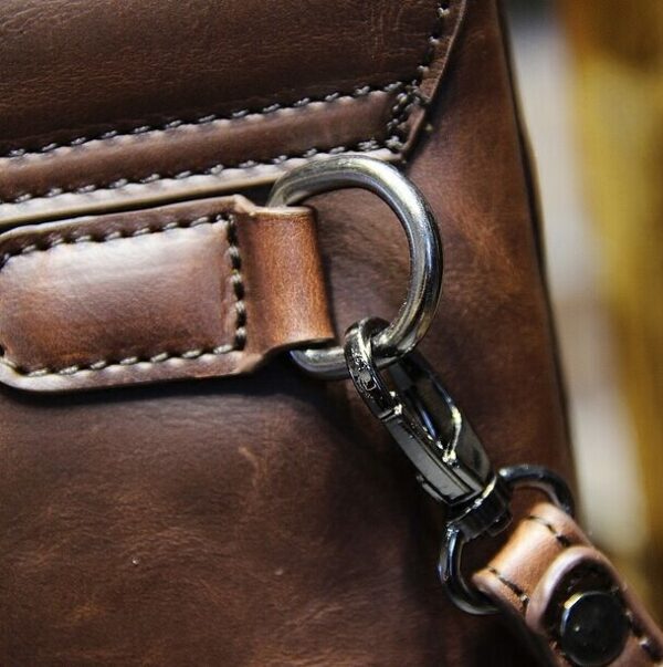 Online Sale: New Vintage Leather Envelope Bags Large Capacity Zipper Mens Clutches Wristlet Purse Handbag Elegant Evening Bag Mobile Pouch (brown)