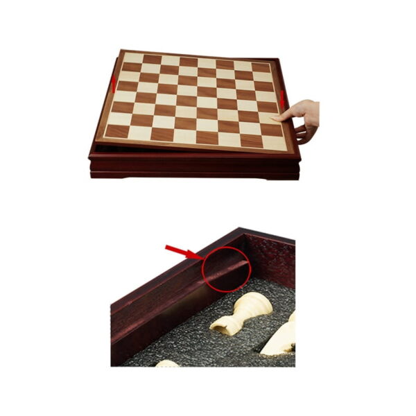 Online Sale: New 2021 High Quality Pattern Chess Pieces Wood Coffee Table Professional Chess Board Family Game Chess Set Traditional Game