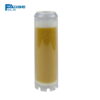 Softening Water Filter 10" L x 2-3/4" OD Clear Resin Water Filter Cartridge