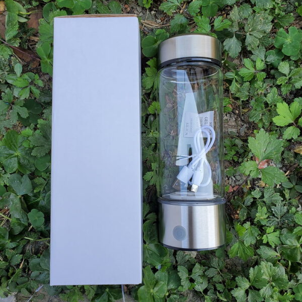 Online Sale: 420ML Hydrogen Water Generator Alkaline Maker Rechargeable Portable for pure H2 hydrogen-rich water bottle electrolysis