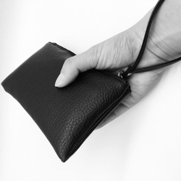2019 Solid Simple Men Women Wallets PU Leather Bag Zipper Handy Clutch Coin Purse Phone Key Holder Wristlet Portable Handbag