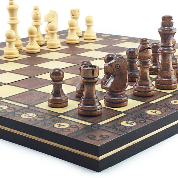 Online Sale: New 2021 Super Magnetic Wooden Chess Backgammon Checkers 3 in 1 Chess Game Ancient Chess Travel Chess Set Wooden Chess Piece Chessboard