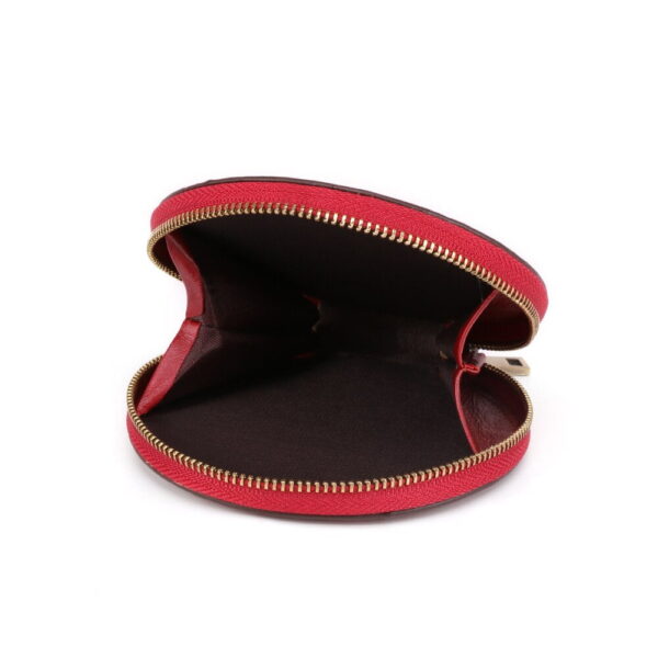 Online Sale: Lady Wristlet Handbags Fashion Women's Coin Purse Genuine Leather Zipper Coin Wallet Circular Key Holder Small Money Bag