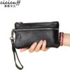 Handbag for Women Genuine Leather Key Case Lichee Pattern Cellphone Pouch Clutch 2020 New Wrist Strap Wallet Female Day Clutches