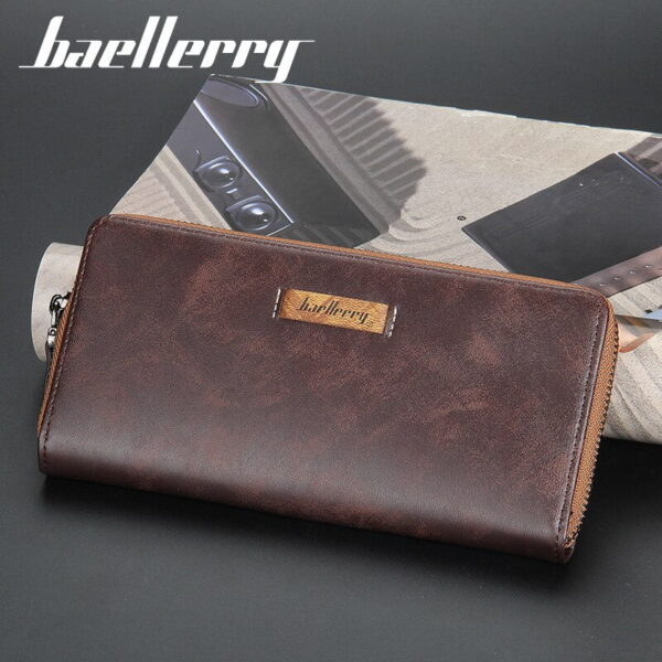Online Sale: Baellerry New Youth Purse Men's Clutch Wallets Bag Fashion Wristlet Money Purse and Handbags Luxury Designer Card Holder Wallet